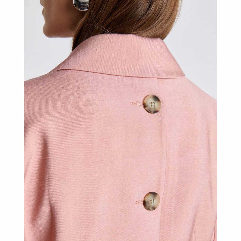 Cue Rose Button Detail Blazer image number 2